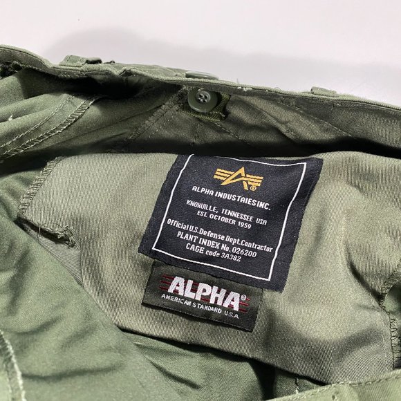 NWT Vintage Alpha Industries military parachutist surplus pants mens size 36x30 - Picture 6 of 8